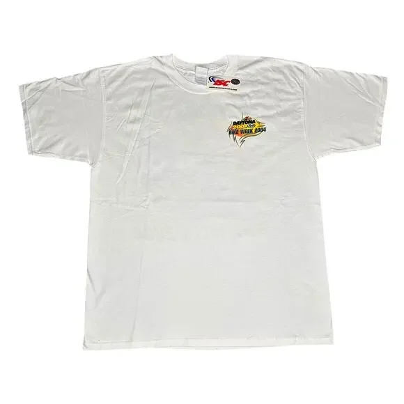 Vintage Y2k Daytona 200 Bike Week Biker T-Shirt - Picture 2 of 5